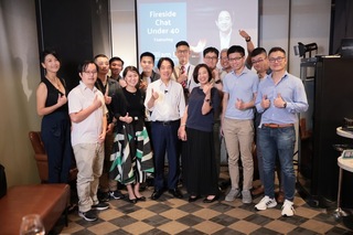 賴清德與青年座談罕見提家人 2個兒子學成都會回台