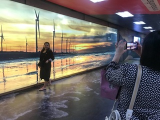 刺激旅遊市場  台灣美景現身曼谷大眾運輸系統