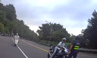 維護壽山行車安全 鼓山警週末取締24件交通違規