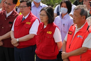 蔡總統仁愛鄉勘災3項指示 與地方合作盡快復原災區