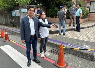 蔡適應助爭取千萬元 改善基隆武崙國小通學步道