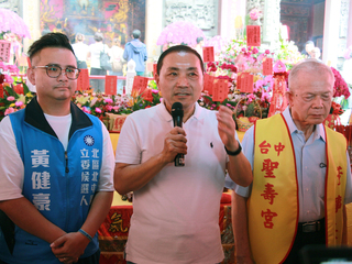 到台中參拜宮廟開講  侯友宜：中捷藍線一定要蓋