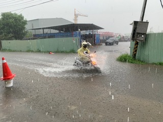 桃園大雨37處積淹水 蘆竹時雨量達25年重現期距
