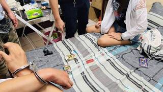 南警追捕上游藥頭 彰化逮8人送辦