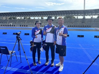 射箭世界盃反曲弓混雙爭金  教練讚彭家楙穩定