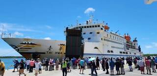 台華輪最後航次駛離澎湖  航行34載功成身退