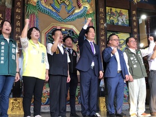 基隆和平島天顯宮參拜  賴清德：未來為和平奮鬥