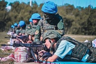 澎湖戰鬥營  T91步槍實彈射擊學員興致最高昂