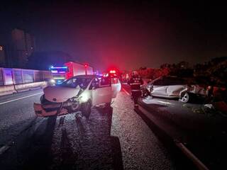 國道1號北上湖口段2車碰撞 1人疑拋出車外身亡