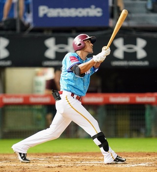 林子偉敲陽春砲  中職生涯首打點、首轟同場出爐