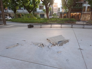 捷運圓山站施工掉混凝土塊 北捷：罰廠商、已改善