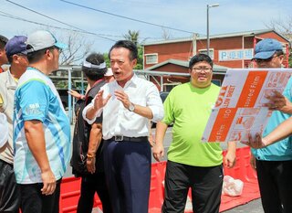 颱風海葵來襲 嘉縣整備防汛、翁章梁視察滯洪池