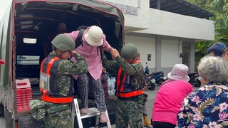 颱風海葵襲東台灣  國軍第二、三作戰區協助防災