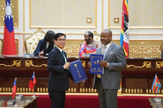 台史元首見證 高雄與史瓦帝尼首都締結姊妹市