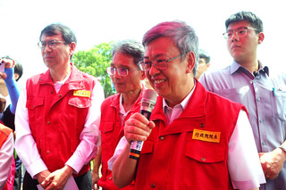 視察花蓮颱風災情  陳建仁：跨部會合作全力復原