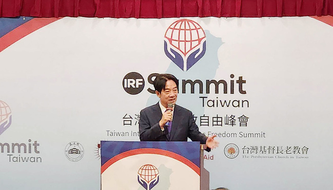 賴清德：台灣享受民主宗教自由 有責任回饋國際 | 華視新聞