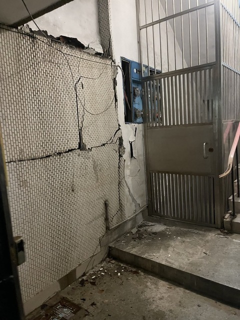 北市中山區多棟民宅傾斜  疑又是建案施工損鄰