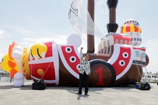 航海王在台南 12公尺高千陽號揭幕動漫迷朝聖