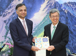 陳建仁：經貿結構高度互補  鼓勵台商赴印度投資