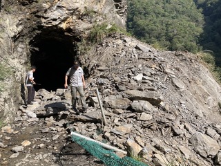 太魯閣白楊步道受颱風災損 多處坍方路基流失