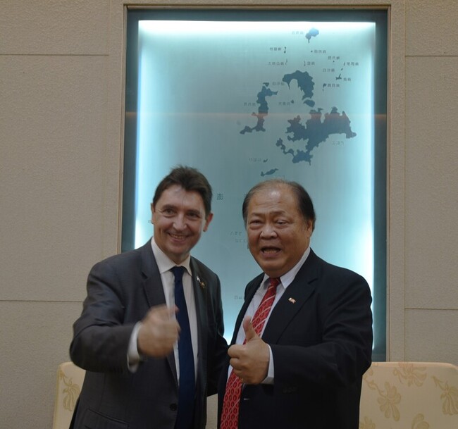法國國會議員訪澎 陳光復感謝為台發聲 | 華視新聞