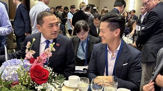 侯友宜抵舊金山  強調與矽谷合作帶動產業轉型