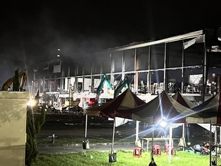 明揚工廠天花板炸垮 續搜2樓研判失聯者被壓住