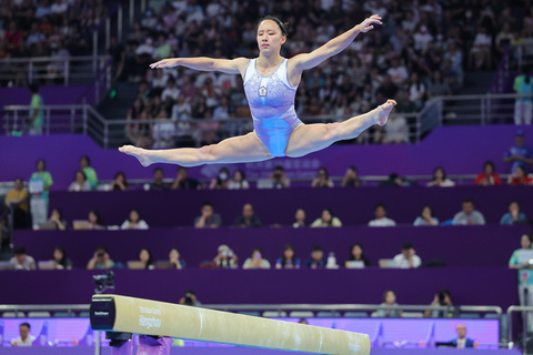 亞運平衡木摘銅寫紀錄  丁華恬預告挑戰新動作