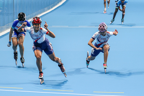 亞運滑輪溜冰、3對3籃球進補  台灣單日奪2金