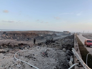 澎湖吉貝垃圾掩埋場火警 歷時近50小時撲滅