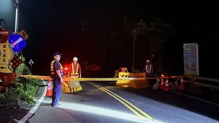 屏東山區總雨量估700毫米 台24線往霧台鄉路段封閉