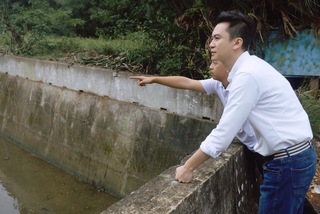 竹北貓兒錠圳下游清疏完工 確保排水順暢