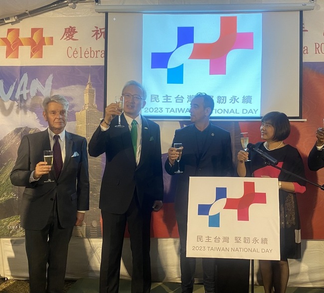 法國政要出席國慶酒會  稱台灣是安全貢獻者 | 華視新聞