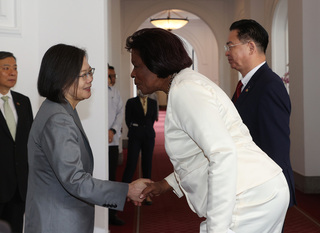 蔡總統盼深化兩國合作  聖文森總督續挺台國際參與