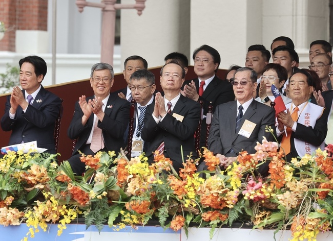 在野黨領袖齊聚國慶大會 國民黨缺席 | 華視新聞