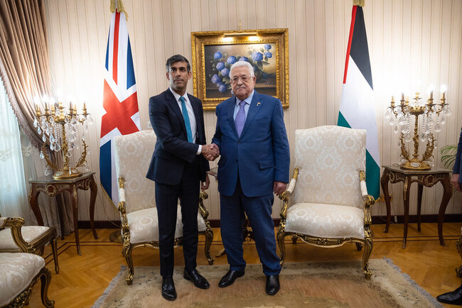 英相會巴勒斯坦與埃及領袖 重申支持「兩國方案」 | 華視新聞