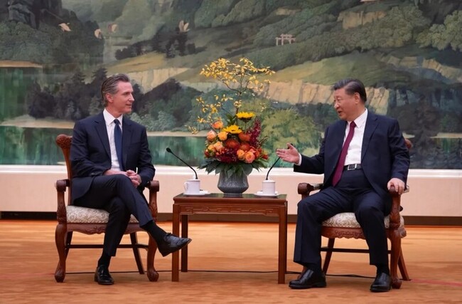 加州州長：向習近平提毒品危機 與王毅談到台灣 | 華視新聞