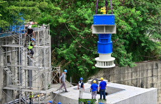 台中食水嵙溪小水力發電廠 預計年底完工供應綠電