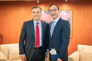 朱立倫會雷根總統基金會訪團  討論台灣選舉情勢