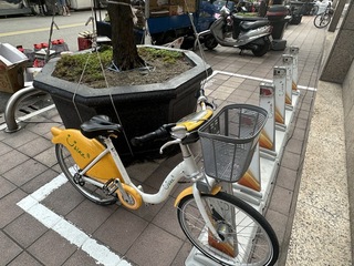 台中后里綠美化大盆栽擋iBike站  車柱位置將調整