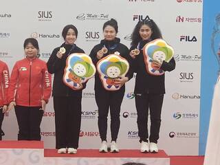 亞錦賽女團25公尺手槍摘銅  吳佳穎個人賽排第6