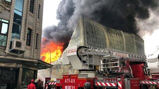 嘉義免洗餐具倉儲火警  幸無人受傷