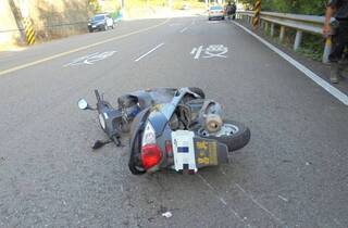 台3線獅潭段騎士自撞身亡 疑酒駕釀禍