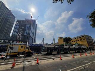 高雄輕軌大順路段啟動測試  預計明年元旦後全線通車