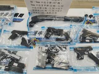 中市警打詐肅槍掃黑 淨化選前治安