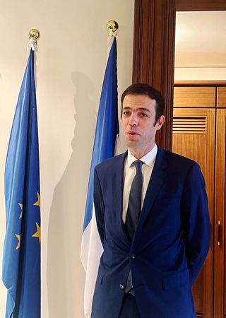 法駐台新任代表：當前要務在建立對台夥伴關係