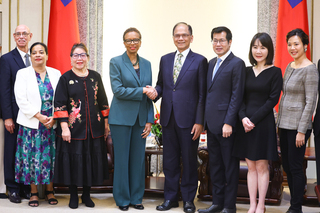 游錫堃接見友邦駐聯合國代表 感謝為台仗義執言