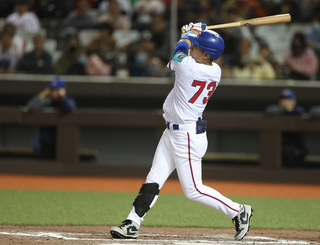 陳聖平測試賽敲3分砲 台北大巨蛋史上首轟