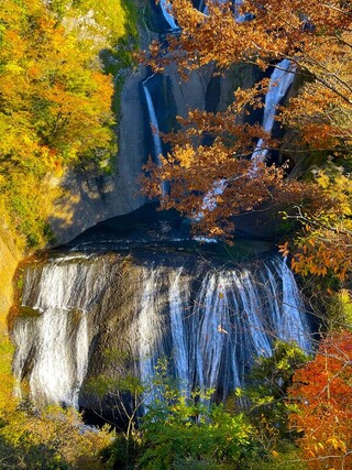日本茨城袋田瀑布壯觀 秋楓葉冬冰瀑皆美