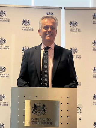 英駐台代表：卡麥隆任外相無礙台英關係 續深化合作